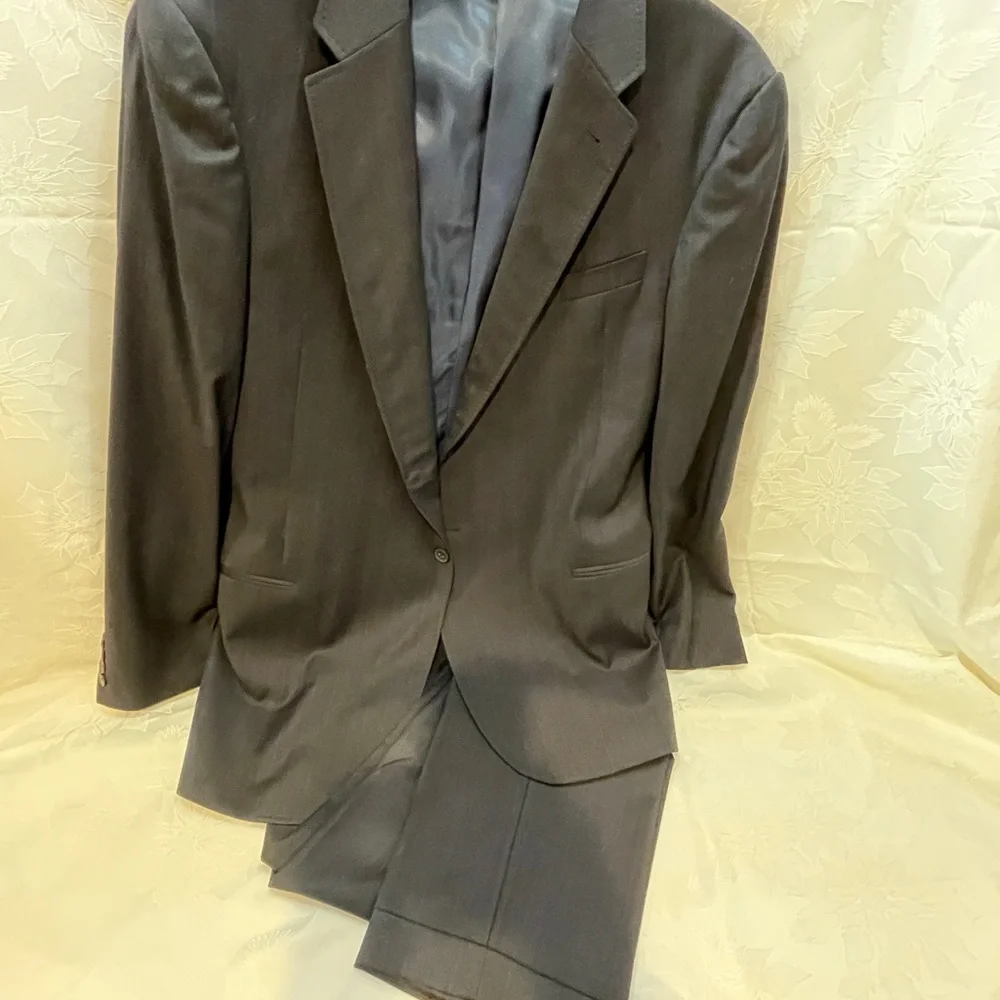 Armani Dark Pinstripe Suit - Picture 2 of 11